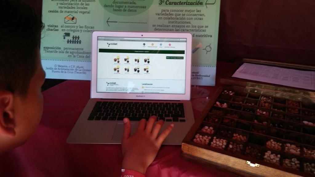 Actividades de divulgación del Centro de Conservación de la Biodiversidad Agrícola de Tenerife (CCBAT).